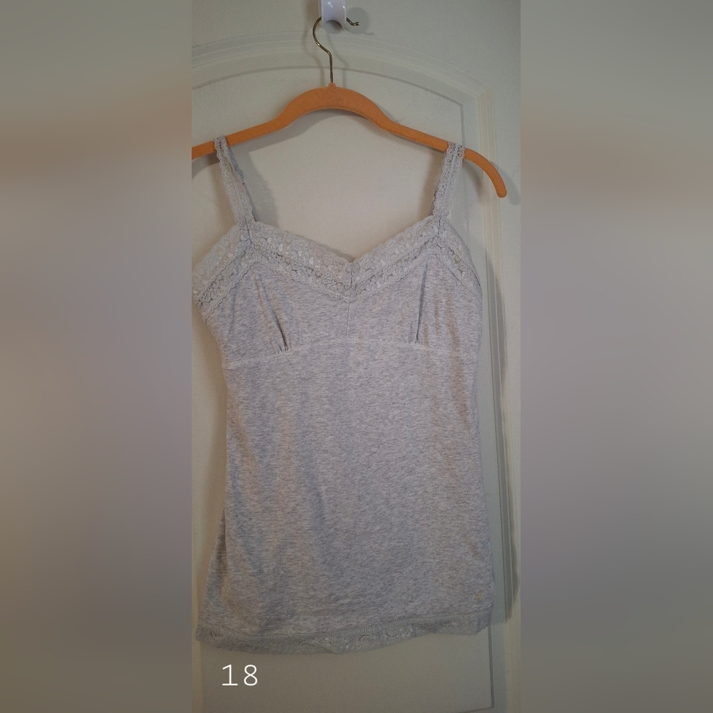 American eagle outfitters Youth lace tank top sz L goth whymsygoth  fairycore‎